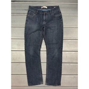 Levis 511 Slim Straight Jeans Womens 20 Reg 30x30 Blue Dark‎ Wash Denim